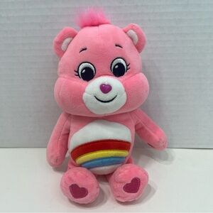 CARE BEARS 10” Cheer bear rainbow plush stuffed animal doll